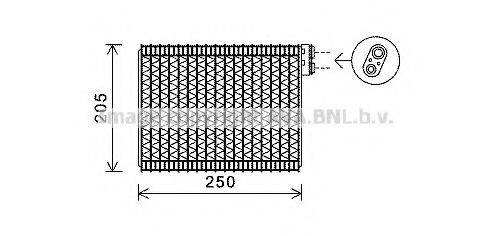 AVA QUALITY COOLING PEV352 Випарник, кондиціонер