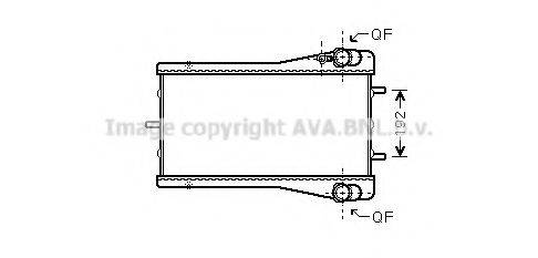 AVA QUALITY COOLING PR2044 Радіатор, охолодження двигуна