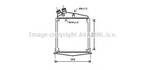 AVA QUALITY COOLING PR3062 масляний радіатор, моторне масло