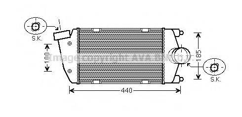 AVA QUALITY COOLING PR4058 Інтеркулер