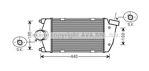 AVA QUALITY COOLING PR4061 Інтеркулер