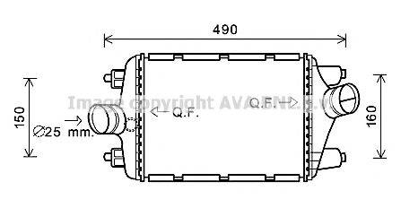 AVA QUALITY COOLING PR4080 Інтеркулер