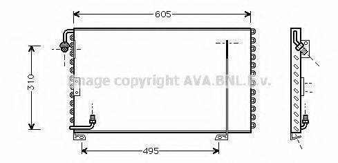 AVA QUALITY COOLING PR5019 Конденсатор, кондиціонер