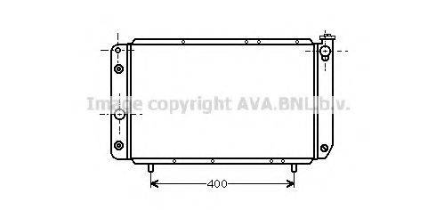 AVA QUALITY COOLING RT2033 Радіатор, охолодження двигуна