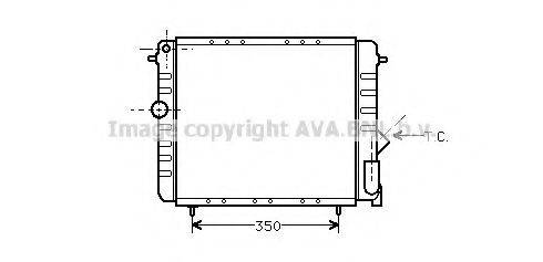 AVA QUALITY COOLING RT2044 Радіатор, охолодження двигуна