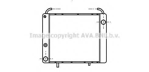 AVA QUALITY COOLING RT2074 Радіатор, охолодження двигуна