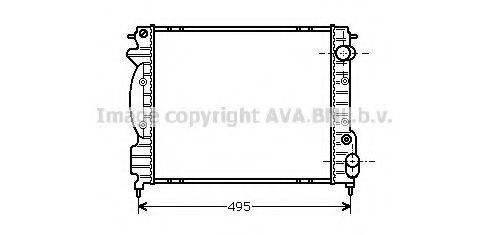 AVA QUALITY COOLING RT2130 Радіатор, охолодження двигуна