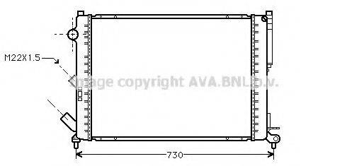 AVA QUALITY COOLING RT2165 Радіатор, охолодження двигуна