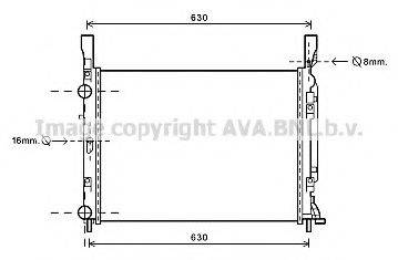 AVA QUALITY COOLING RT2469 Радіатор, охолодження двигуна