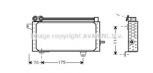 AVA QUALITY COOLING RT3145 масляний радіатор, моторне масло