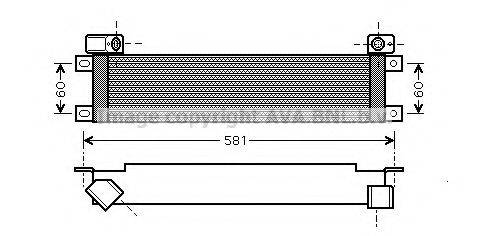 AVA QUALITY COOLING RT3289 масляний радіатор, моторне масло