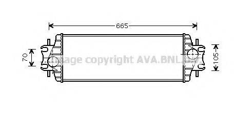 AVA QUALITY COOLING RT4328 Інтеркулер