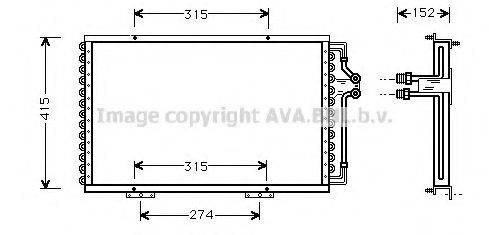 AVA QUALITY COOLING RT5214 Конденсатор, кондиціонер