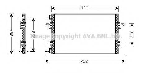 AVA QUALITY COOLING RT5294 Конденсатор, кондиціонер