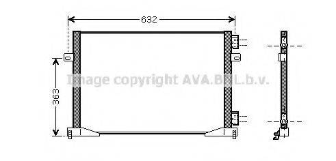 AVA QUALITY COOLING RT5391 Конденсатор, кондиціонер