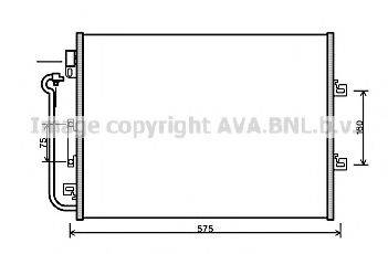 AVA QUALITY COOLING RT5454D Конденсатор, кондиціонер