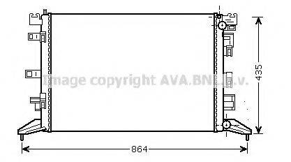 AVA QUALITY COOLING RTA2425 Радіатор, охолодження двигуна