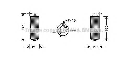 AVA QUALITY COOLING RTD036 Осушувач, кондиціонер