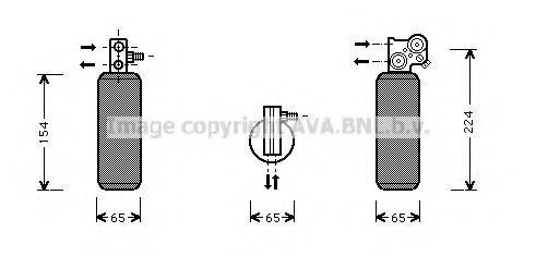 AVA QUALITY COOLING RTD254 Осушувач, кондиціонер