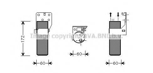 AVA QUALITY COOLING RTD355 Осушувач, кондиціонер