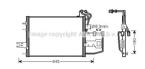 AVA QUALITY COOLING SA5015 Конденсатор, кондиціонер