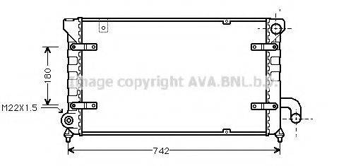 AVA QUALITY COOLING ST2028 Радіатор, охолодження двигуна