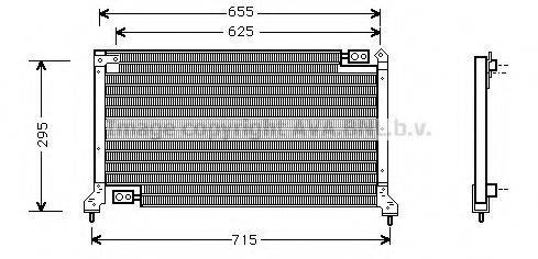 AVA QUALITY COOLING SU5030 Конденсатор, кондиціонер