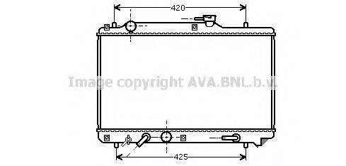 AVA QUALITY COOLING SZ2051 Радіатор, охолодження двигуна