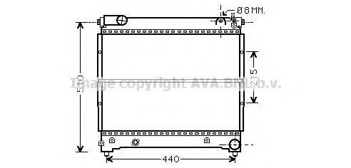 AVA QUALITY COOLING SZ2074 Радіатор, охолодження двигуна