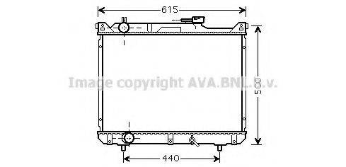 AVA QUALITY COOLING SZ2078 Радіатор, охолодження двигуна