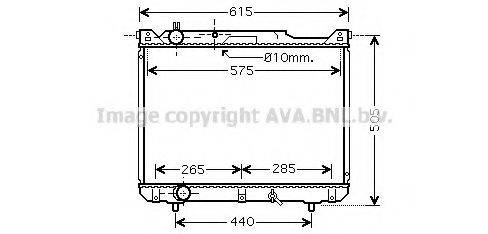 AVA QUALITY COOLING SZ2099 Радіатор, охолодження двигуна