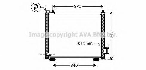 AVA QUALITY COOLING SZ5089 Конденсатор, кондиціонер