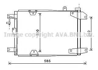 AVA QUALITY COOLING SZ5132 Конденсатор, кондиціонер