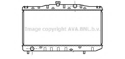 AVA QUALITY COOLING TO2061 Радіатор, охолодження двигуна