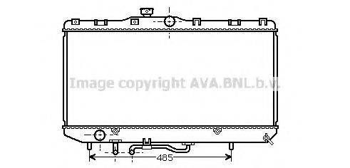 AVA QUALITY COOLING TO2146 Радіатор, охолодження двигуна