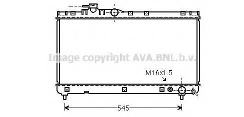 AVA QUALITY COOLING TO2200 Радіатор, охолодження двигуна