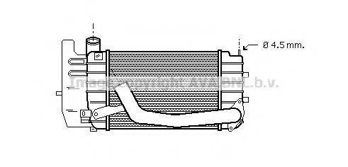 AVA QUALITY COOLING TO4361 Інтеркулер