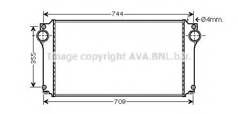 AVA QUALITY COOLING TO4362 Інтеркулер