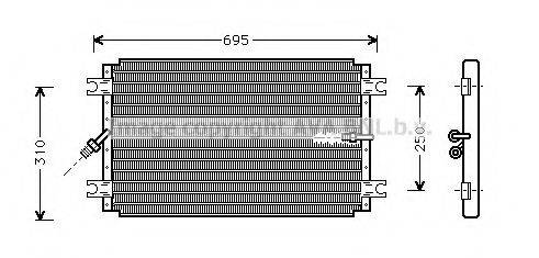 AVA QUALITY COOLING TO5243 Конденсатор, кондиціонер