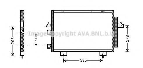 AVA QUALITY COOLING TO5281D Конденсатор, кондиціонер