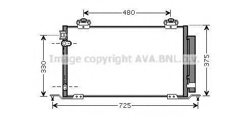 AVA QUALITY COOLING TO5393D Конденсатор, кондиціонер