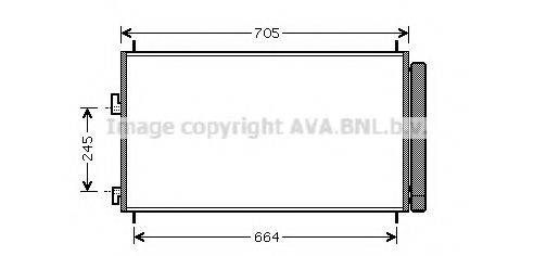 AVA QUALITY COOLING TO5410D Конденсатор, кондиціонер