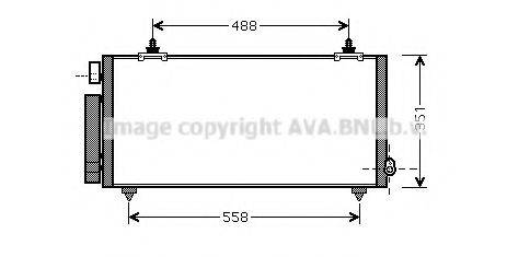 AVA QUALITY COOLING TO5493D Конденсатор, кондиціонер