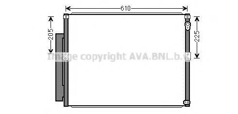 AVA QUALITY COOLING TO5634D Конденсатор, кондиціонер