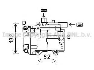 AVA QUALITY COOLING TOK707 Компресор, кондиціонер