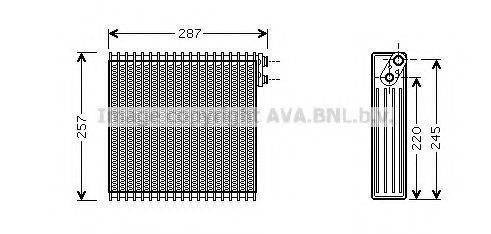 AVA QUALITY COOLING TOV294 Випарник, кондиціонер