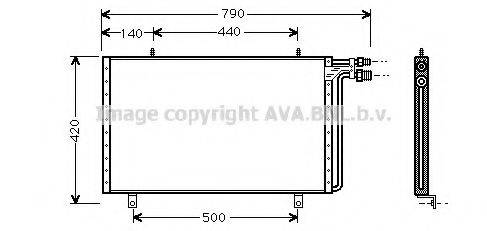 AVA QUALITY COOLING UV5018 Конденсатор, кондиціонер