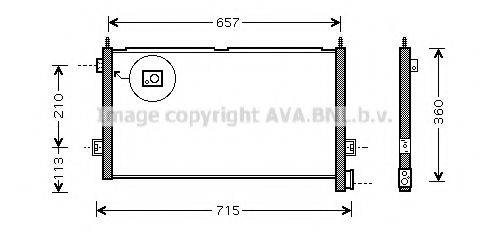 AVA QUALITY COOLING VL5027 Конденсатор, кондиціонер