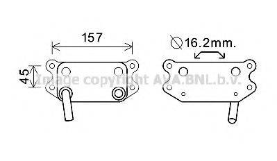 AVA QUALITY COOLING VO3154 масляний радіатор, моторне масло