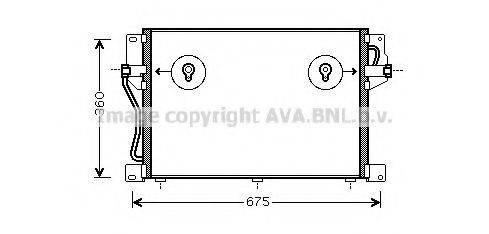 AVA QUALITY COOLING VO5077 Конденсатор, кондиціонер